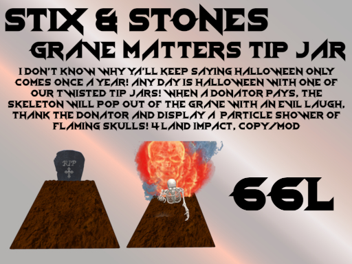 ~S&S~ Grave Matters Tip Jar