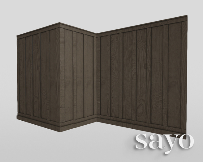 SAYO - Raleigh Highwall Wainscotting - Ashen