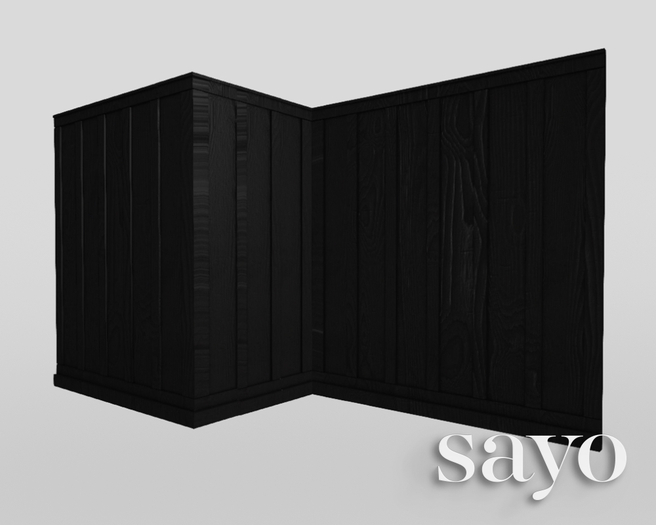 SAYO - Raleigh Highwall Wainscotting - Soot