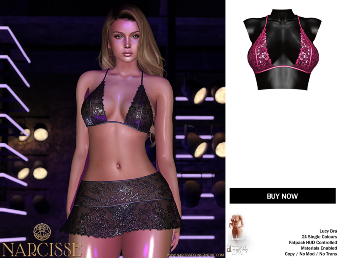 -Narcisse- ADD Lucy Lace Bra - Boudoir