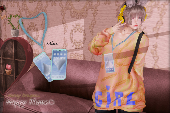.:.H/D.:. Happy Phone // Mint [21EAC3]