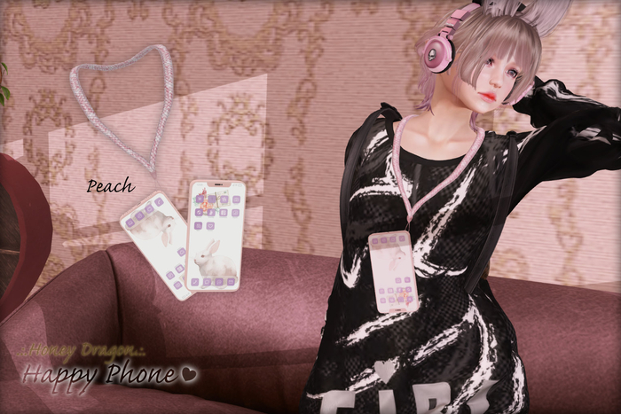 .:.H/D.:. Happy Phone // Peach [21EAC4]