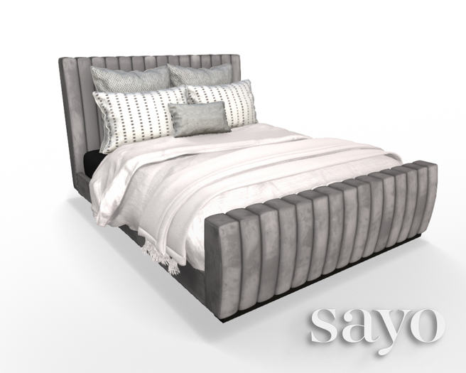 SAYO - Mondrian Bed - PG - Ashen