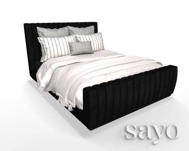 SAYO - Mondrian Bed - PG - Soot