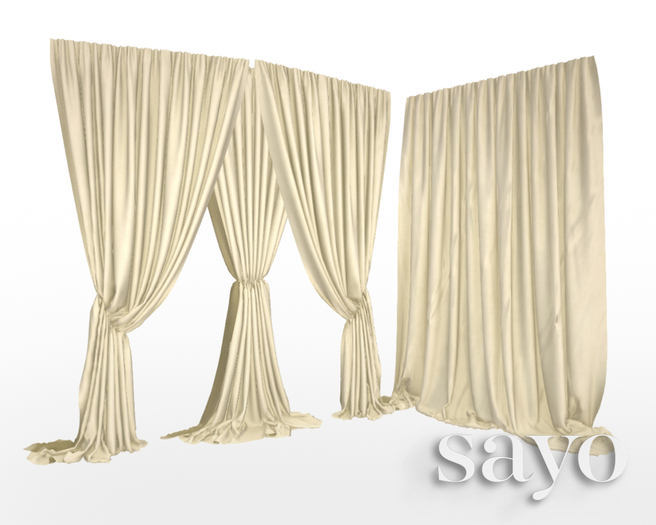 SAYO - Velvet Drapes - Sunshine