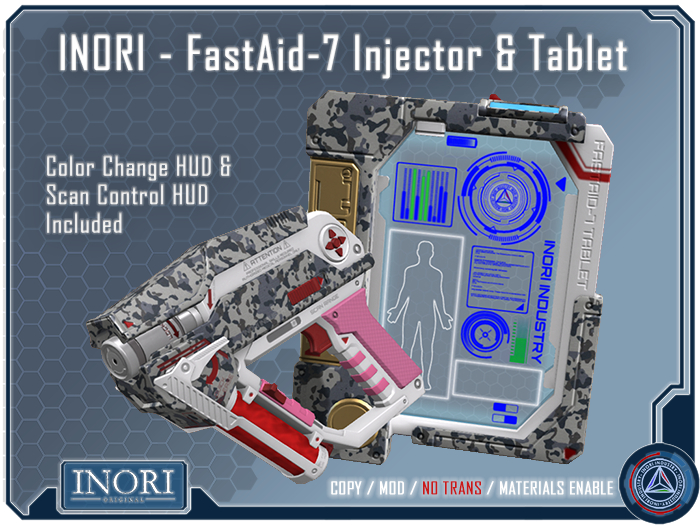 INORI - FastAid-7 Medical Injector & Tablet Camo2