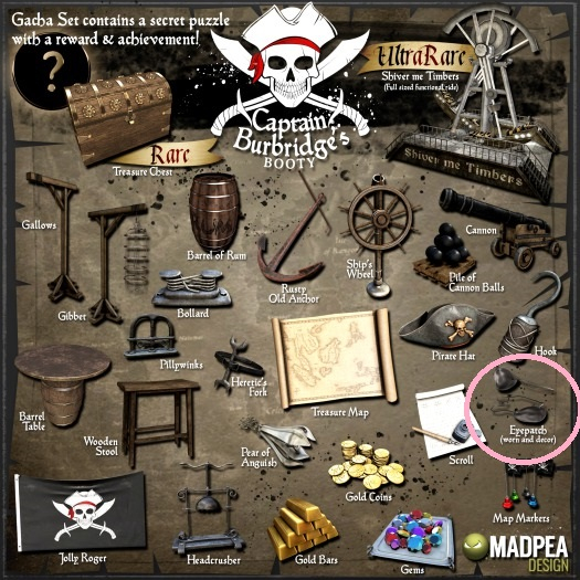 MadPea Captain Burbridge's Booty - Eyepatch