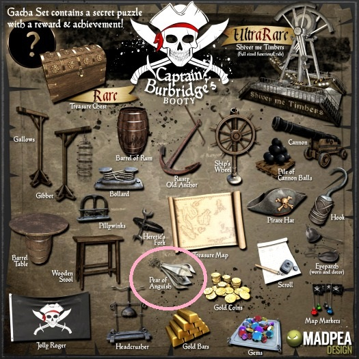 MadPea Captain Burbridge's Booty - Pear of Anguish