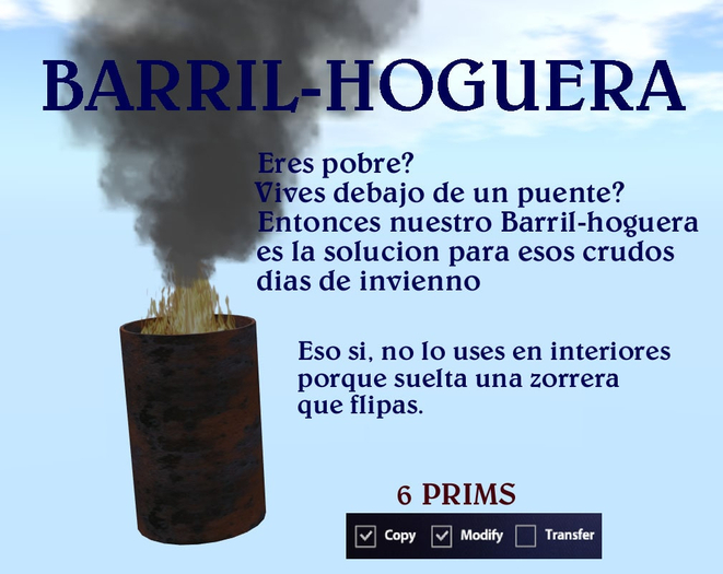 BARRIL-HOGUERA
