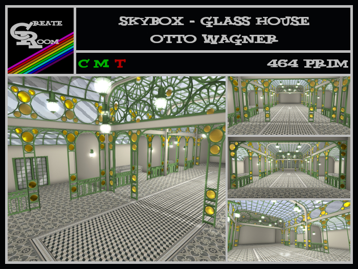 CreateRoom - Skybox - Glass House - Otto Wagner