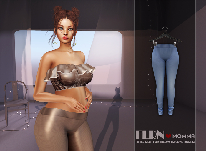 [FLRN DESIGN] - Flair Leggings L.Momma R.Blue