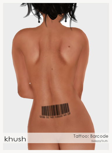 KHUSH Barcode Tattoo