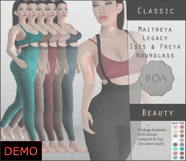 BoA Design Basic Jumpsuit withDEMO