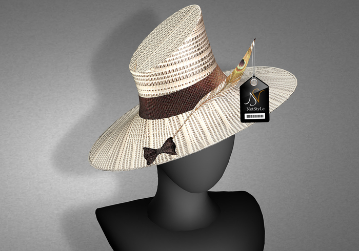 NetStyLe Cora Hat Hairy Cream