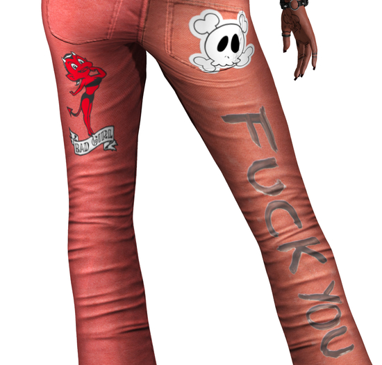 [Punk Army] Lory Jeans Red