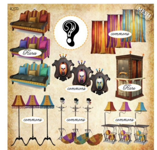 [noctis] Carni couch red RARE