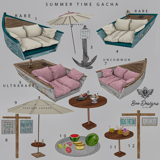 Bee Designs Summer Time Gacha  3