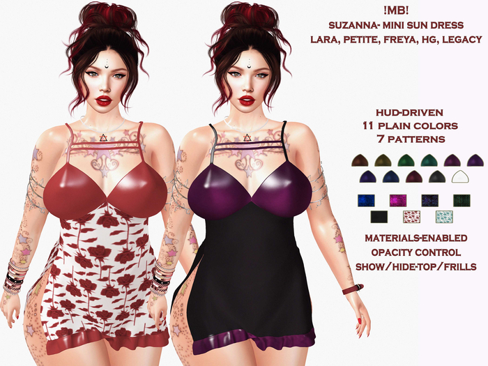DEMO- !MB! SUZANNA- MINI SUN DRESS 