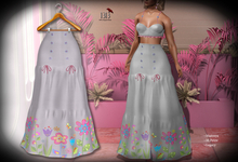(*<*) 1313 Cheryl Skirt - White
