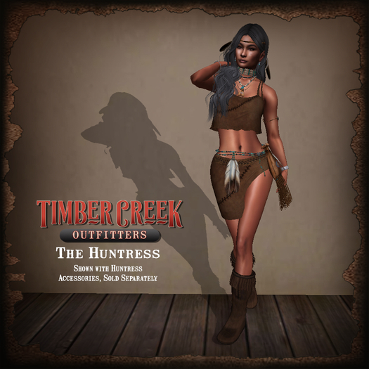 [Timber Creek] Native Huntress Ensemble-Brown