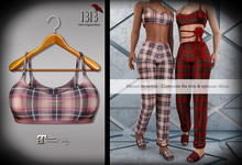 (*<*) 1313 Flannels Halter - Bubble Plaid