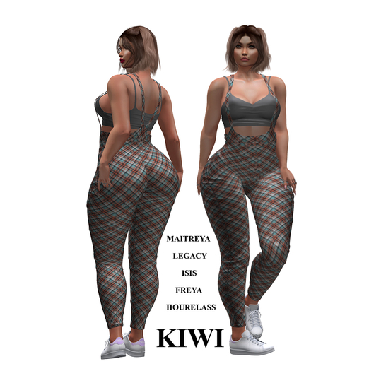 KIWI JUMPSUIT WHITE PATTERN