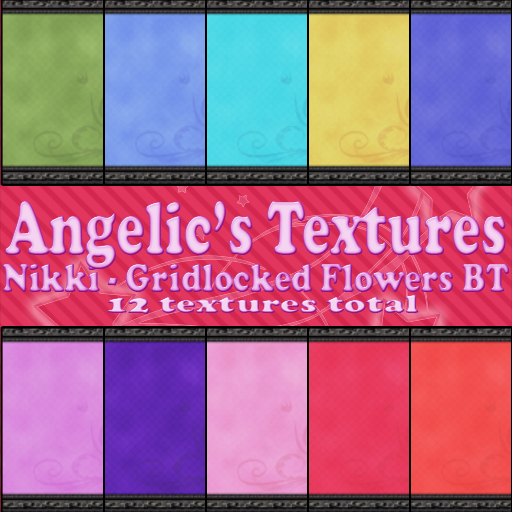 [Angelic's Textures] Gridlocked Flowers ( Walls ) Pack 2 MP Only Item!