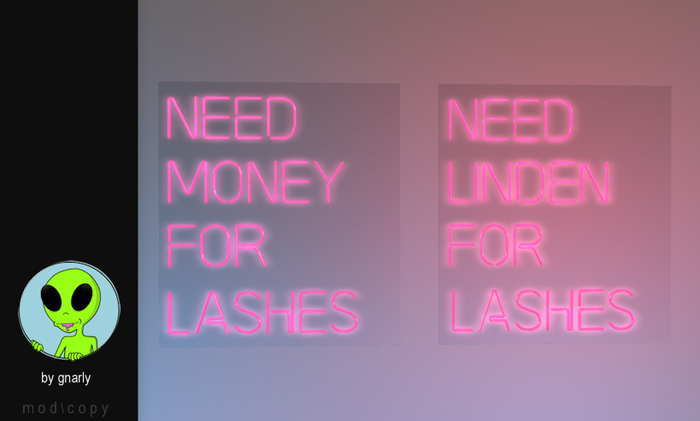 G/\/ARLY:: Need $ For - Lashes