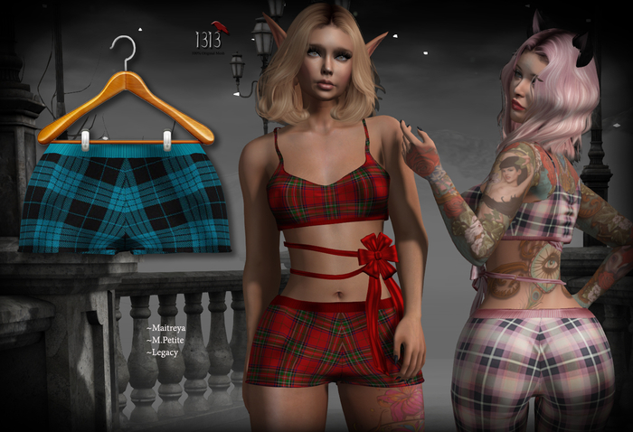 (*<*) 1313 Flannels Boxers - Blue Plaid