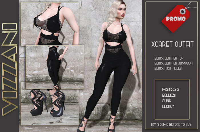 SEXY OUTFIT MESH  MOD. XCARET - CREATED BY VIZZANI.