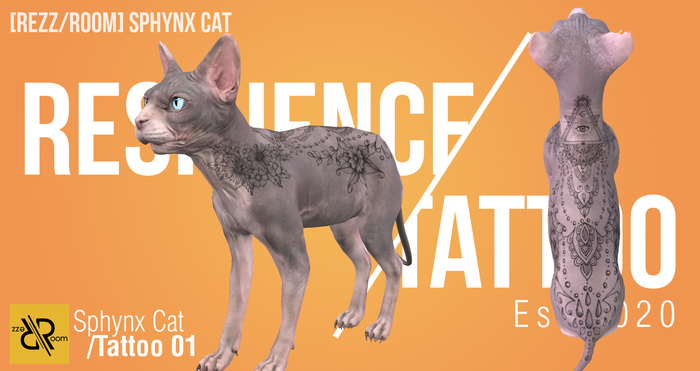 [RESILIENCE] Tattoo - Sphynx Cat 01
