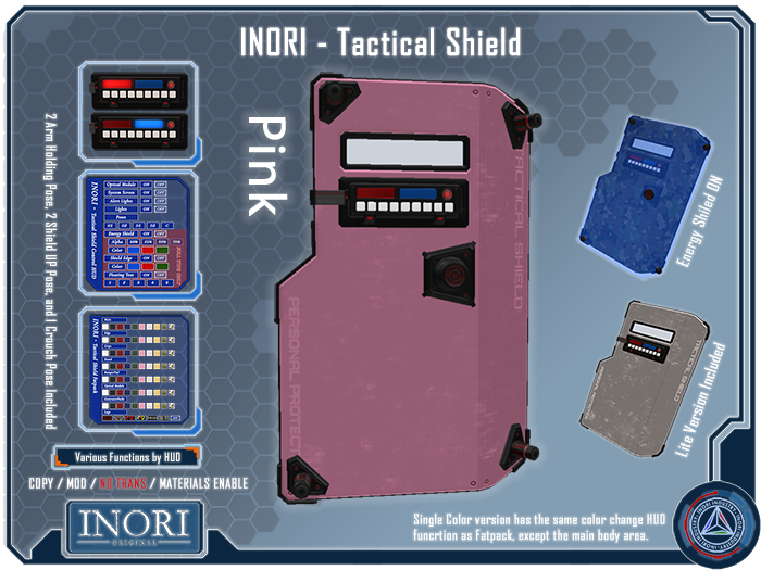 INORI - Tactical Shield Pink