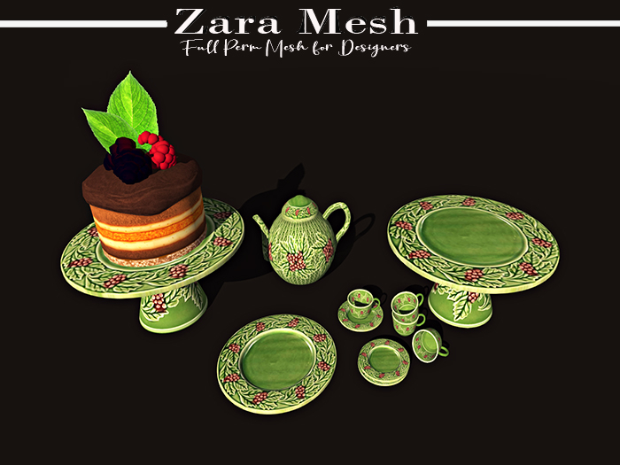 Zara Mesh - Kitchen - Tableware 1 - FULL PERM MESH
