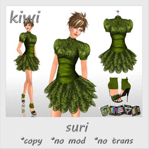 KIWI SURI PETAL OUTFIT (GREEN) (F)