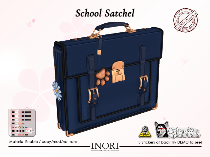INORI - School Satchel Blue