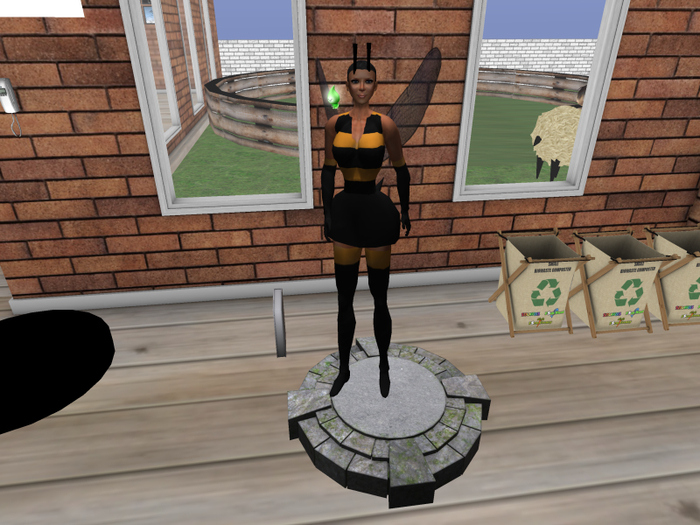 with addon bee outfit with wings sting and feelers for classic