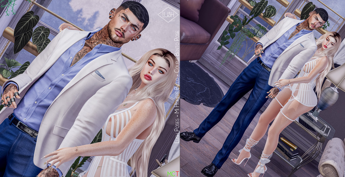 Lush Poses - Mi Hombre Bello - Couple Bento Pose