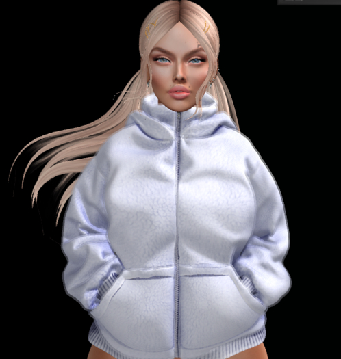 DAMI POMPOMOUTER GACHA ^ice-blue maitreya