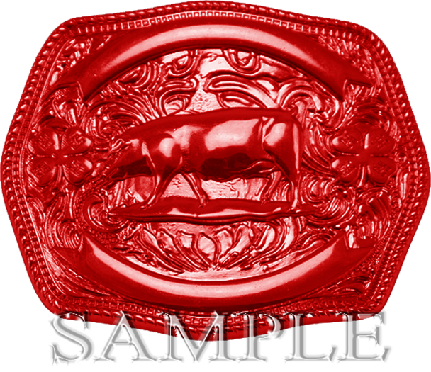 Zoy Alpha Texture [ Swine Buckle 02 ] - Red