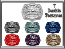 Zoy Alpha Texture [ Swine Buckle 02 ] - 7 Colors