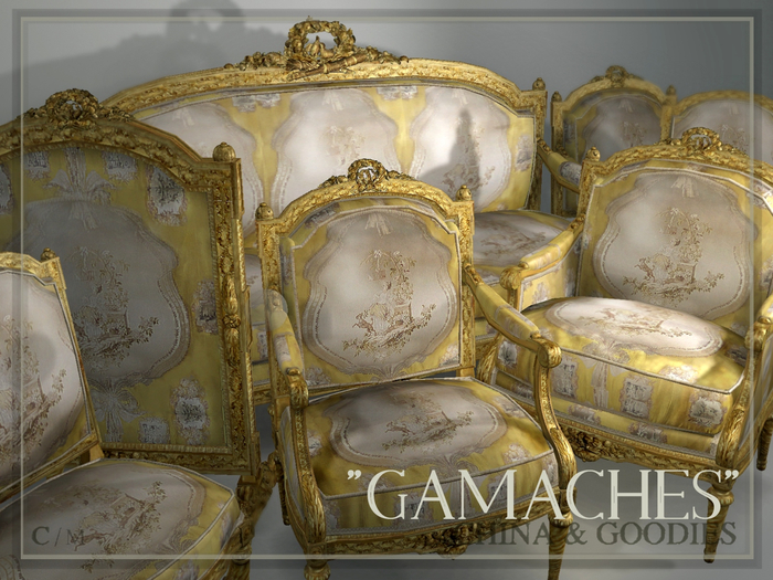 "Gamaches" Salon Set -C&G-