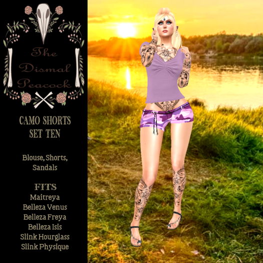 ::DP:: Camo Shorts Set Ten