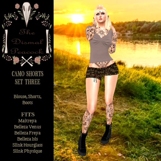 ::DP:: Camo Shorts Set Three