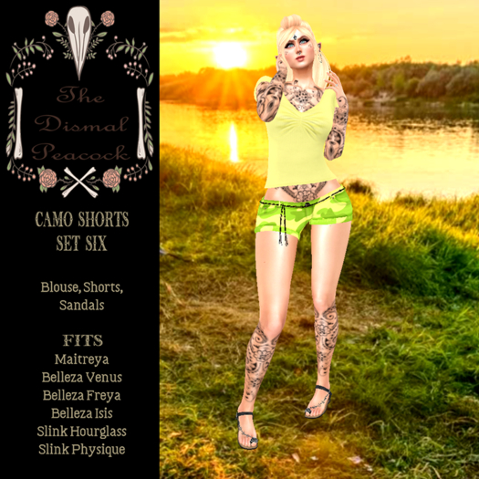 ::DP:: Camo Shorts Set Six