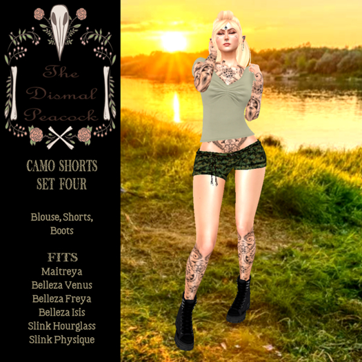 ::DP:: Camo Shorts Set Four