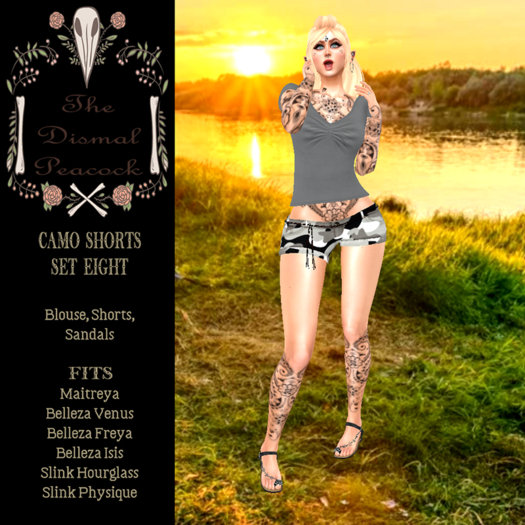 ::DP:: Camo Shorts Set Eight