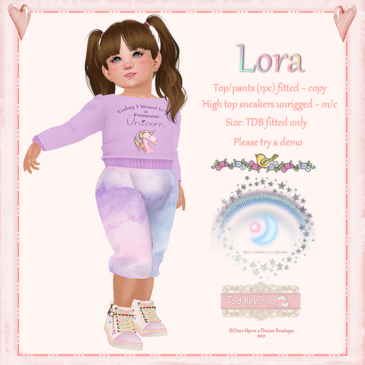 OUD Lora Lilac TDB Fitted