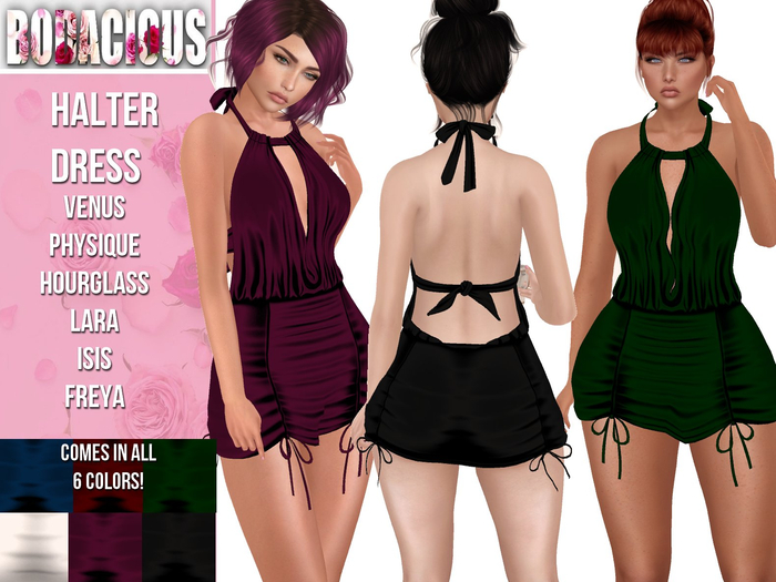 [:B:] Halter Dress UNPACKER