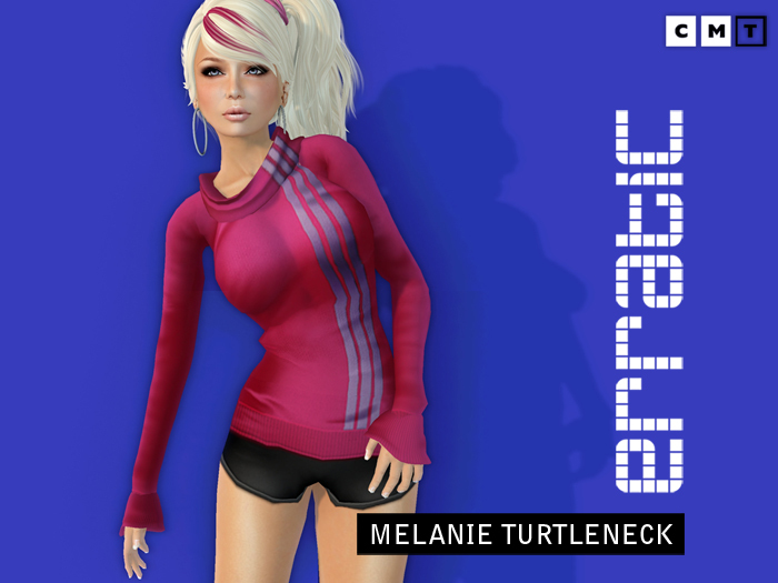 erratic / melanie - striped turtleneck / pink-purple