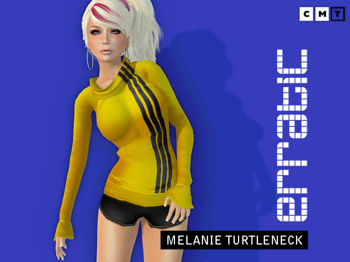 erratic / melanie - striped turtleneck / yellow-black